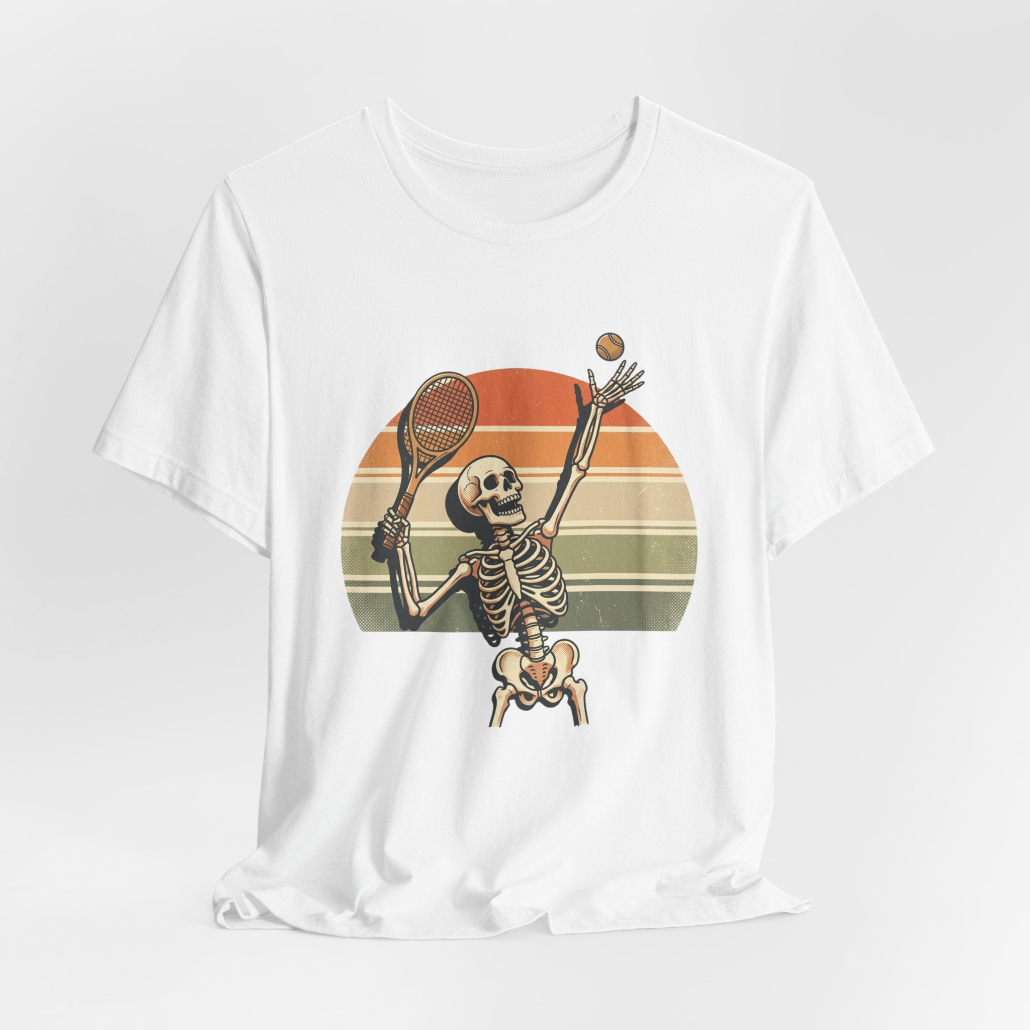 Skeleton Tennis Vintage Sunset Tee