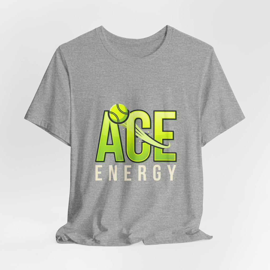 T-Shirt — "Ace Energy" Tennis Graphic Tee