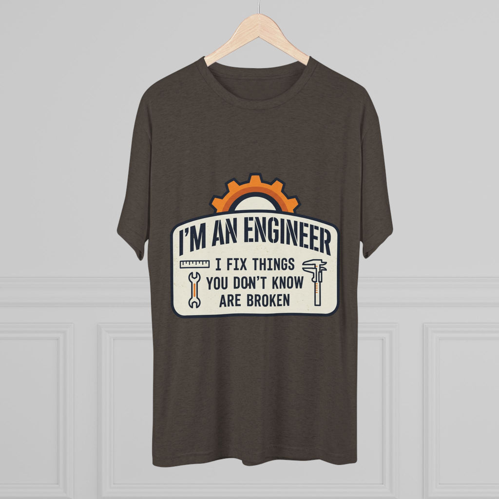 Engineer T‑Shirt – "I'm An Engineer: I Fix Things You Don't Know Are Broken" Graphic Tee