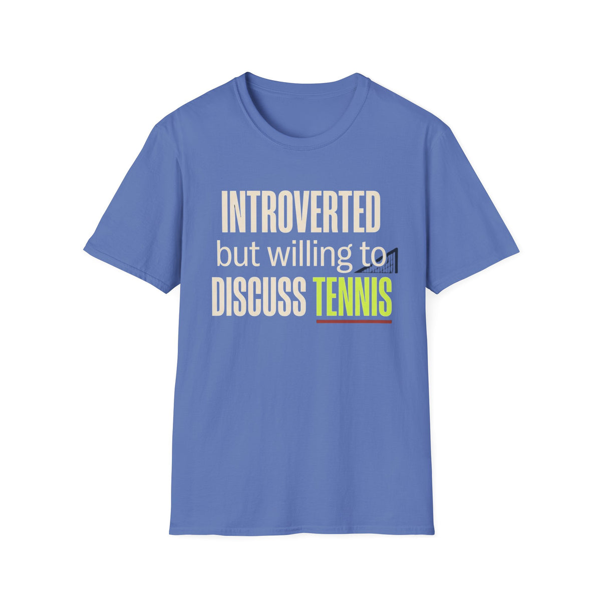 Introverted But Willing to Discuss Tennis T-Shirt