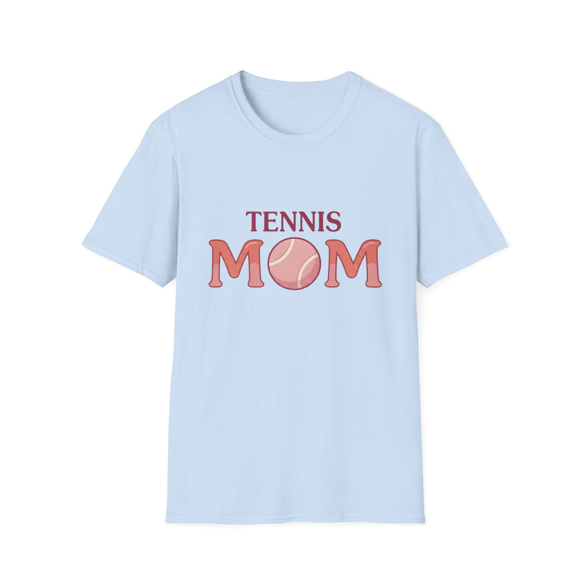 Tennis Mom T-Shirt — Pink Tennis Ball Graphic Tee