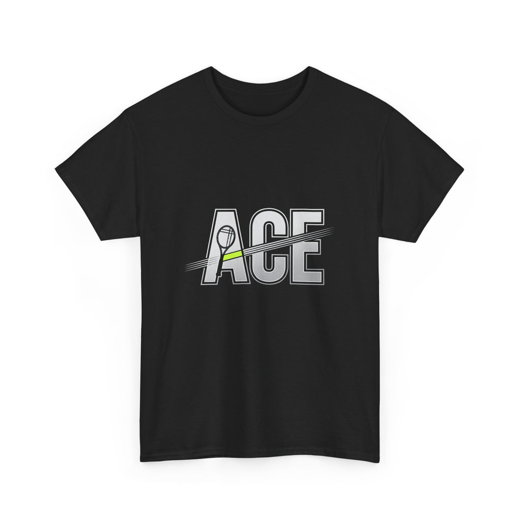 Ace Graphic Tee — Minimal Tennis 'ACE' Design