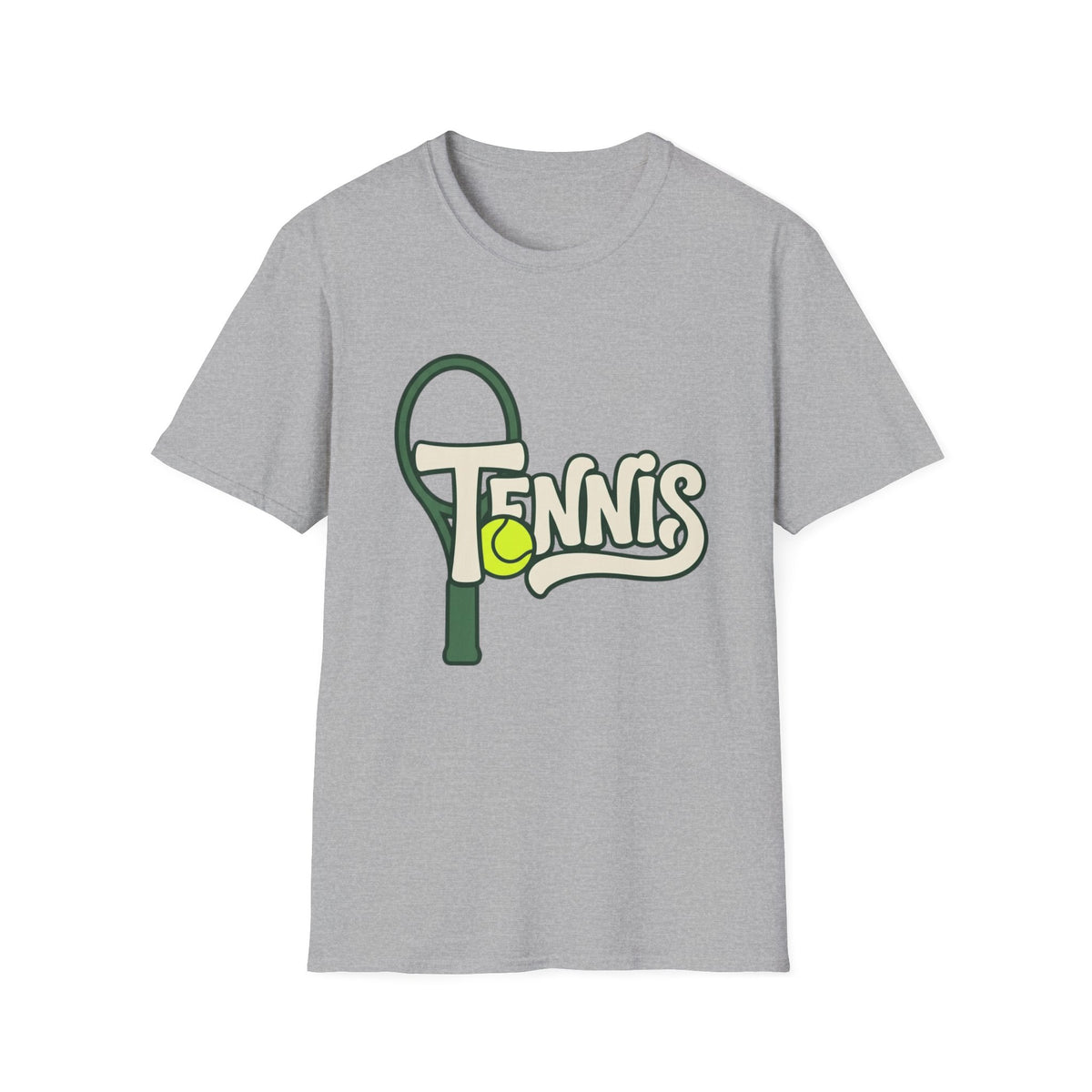Tennis Racket & Ball Graphic T-shirt