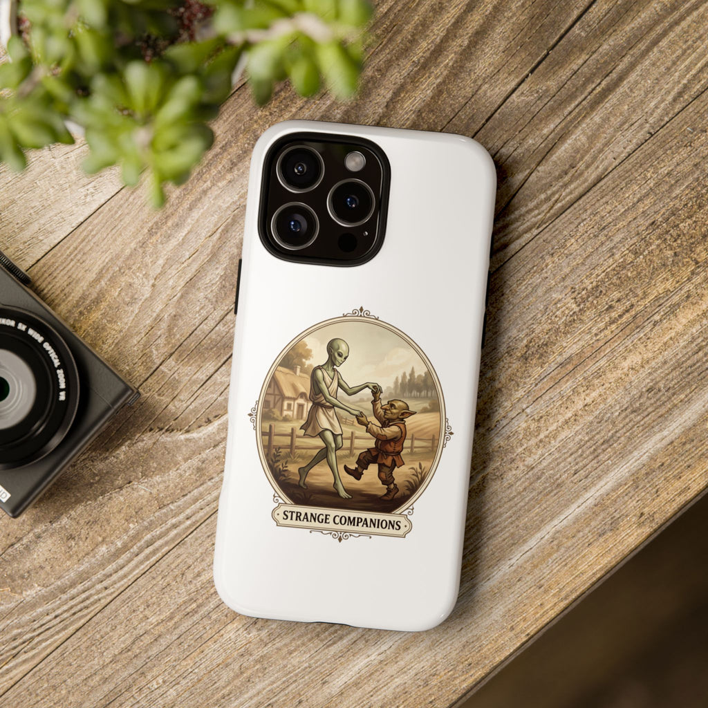 Phone Case — Vintage 'Strange Companions' Alien & Child Illustration