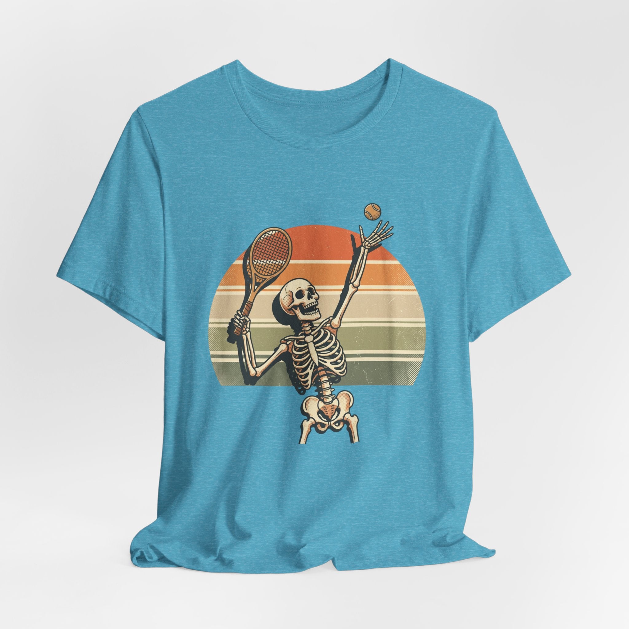 Skeleton Tennis Vintage Sunset Tee