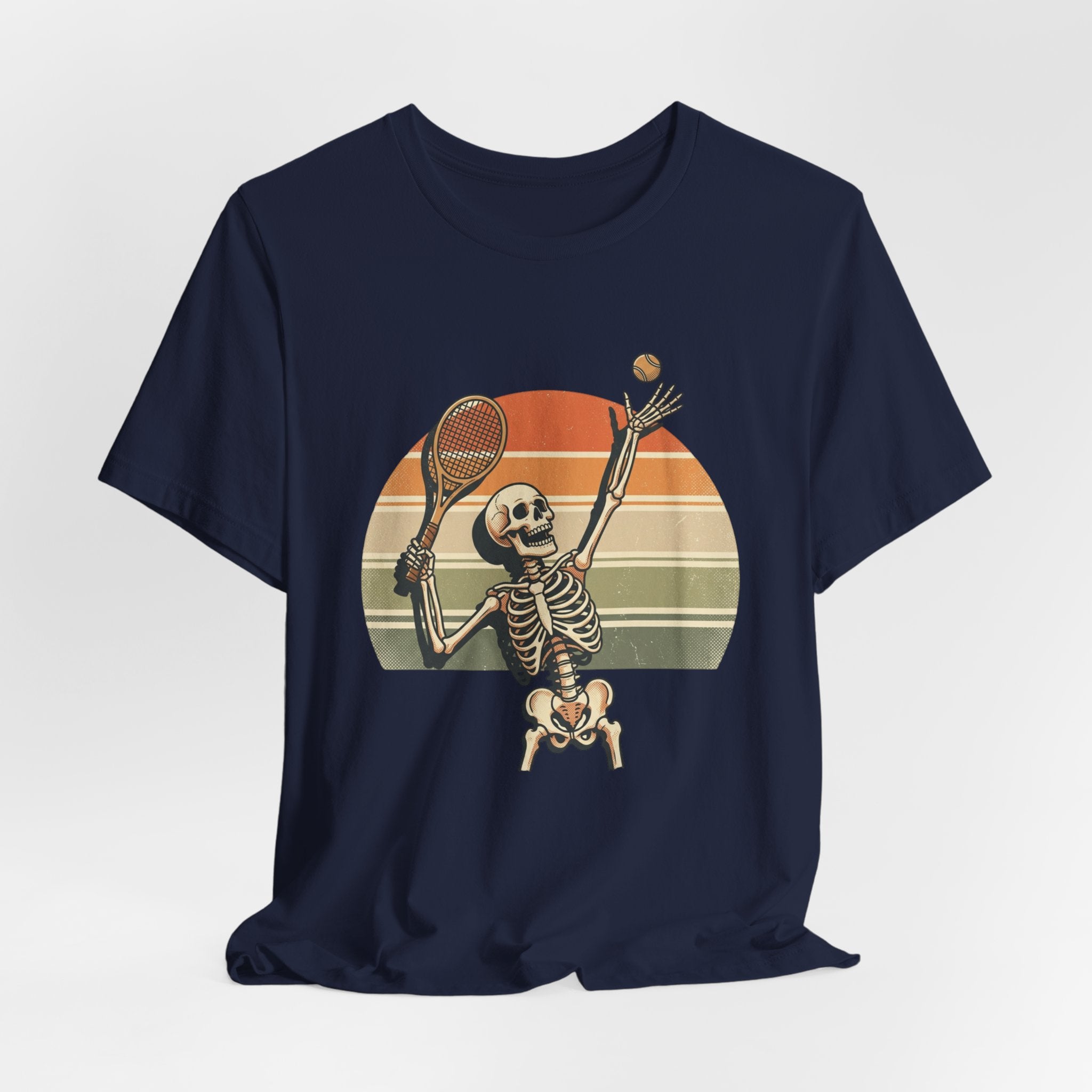Skeleton Tennis Vintage Sunset Tee