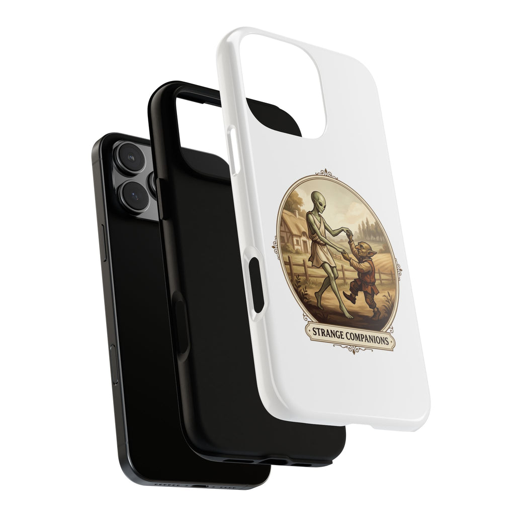 Phone Case — Vintage 'Strange Companions' Alien & Child Illustration