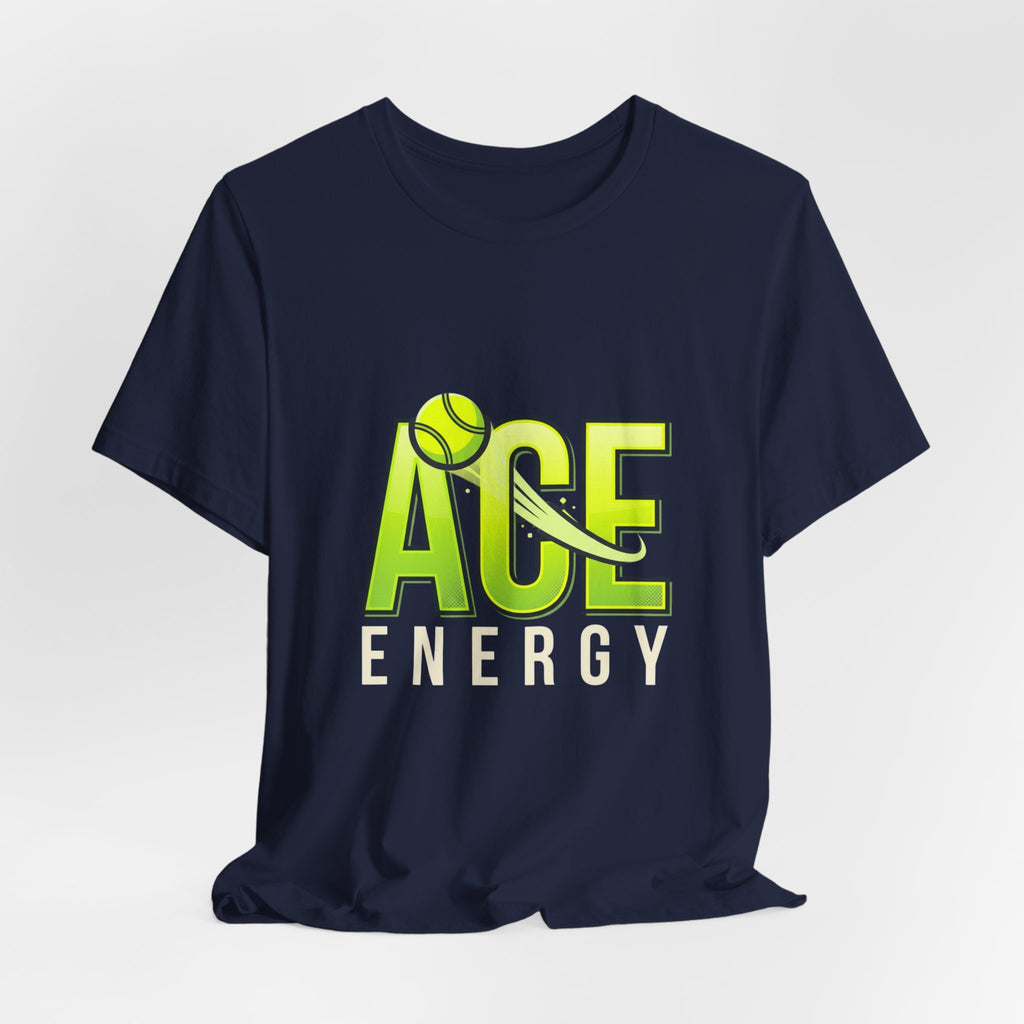 T-Shirt — "Ace Energy" Tennis Graphic Tee