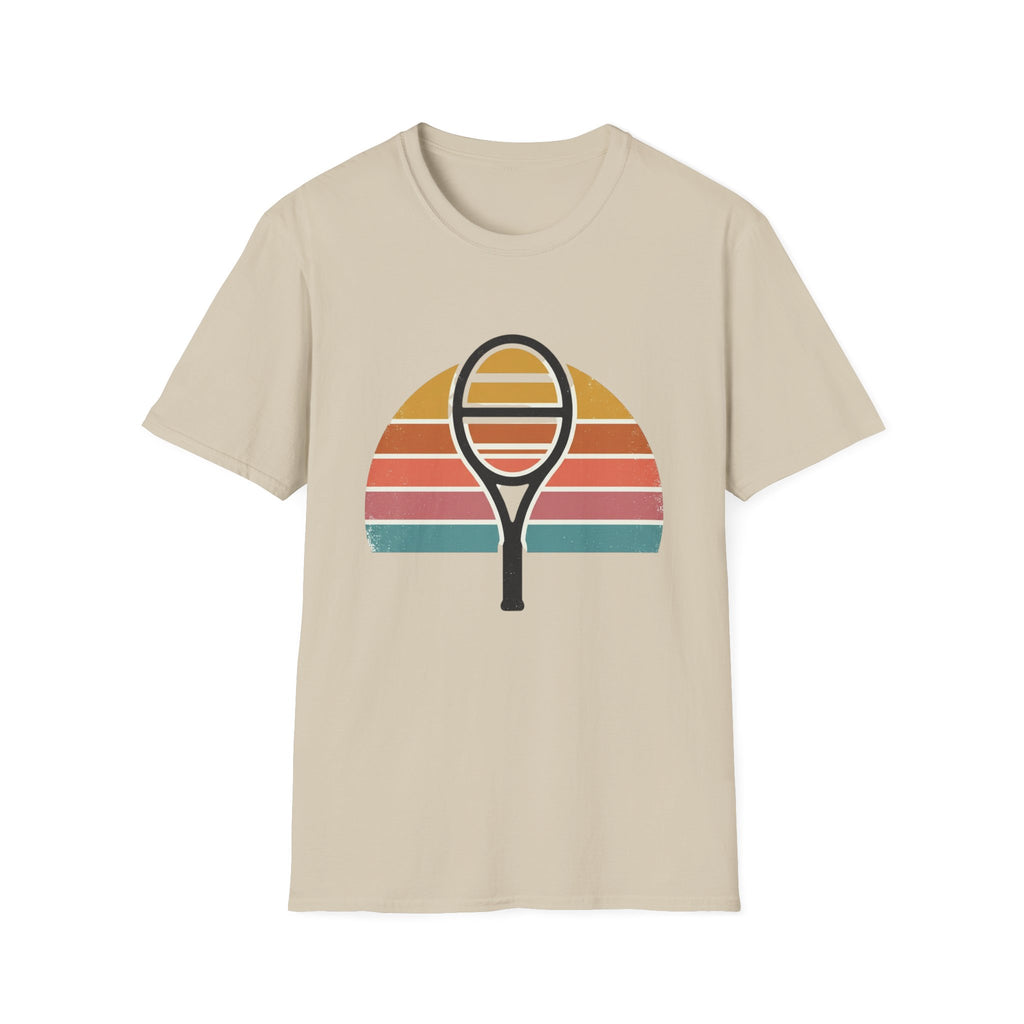Tennis Racket Sunset T-Shirt