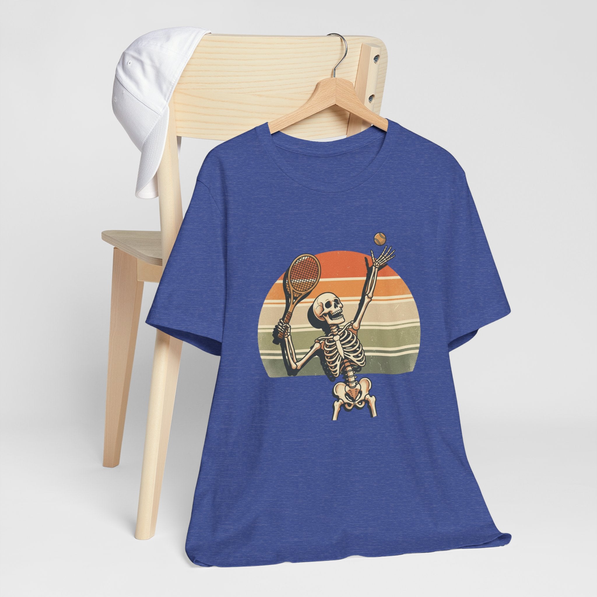 Skeleton Tennis Vintage Sunset Tee