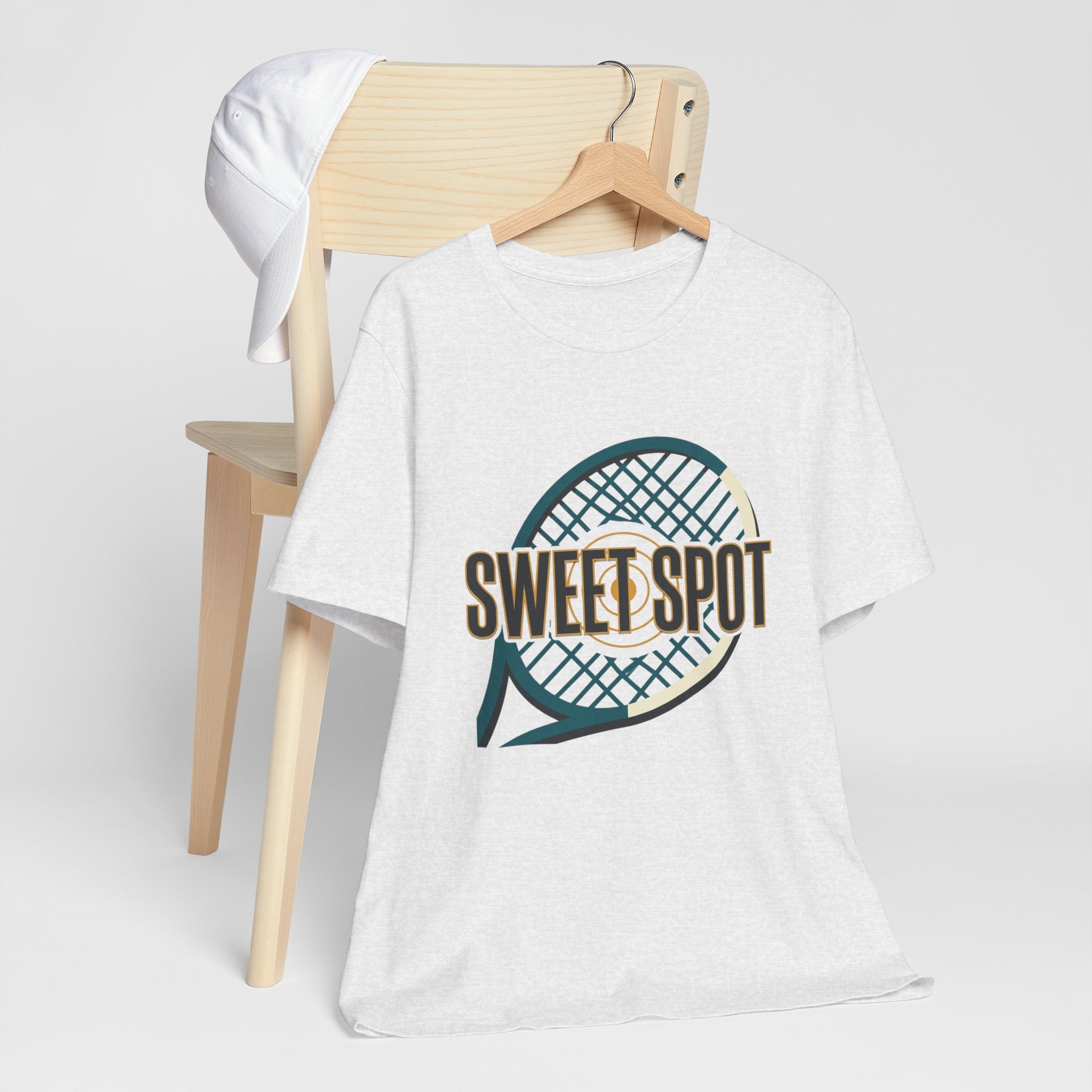 Tennis Tee – “Sweet Spot” Racket Graphic Shirt