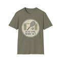 Tennis T‑Shirt — 'Just One More Set' Vintage Court Graphic