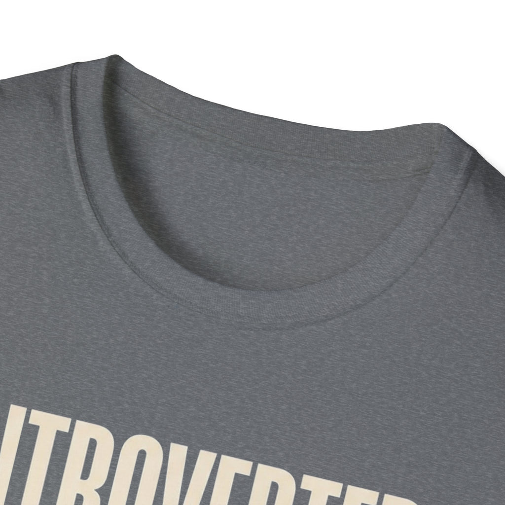 Introverted But Willing to Discuss Tennis T-Shirt