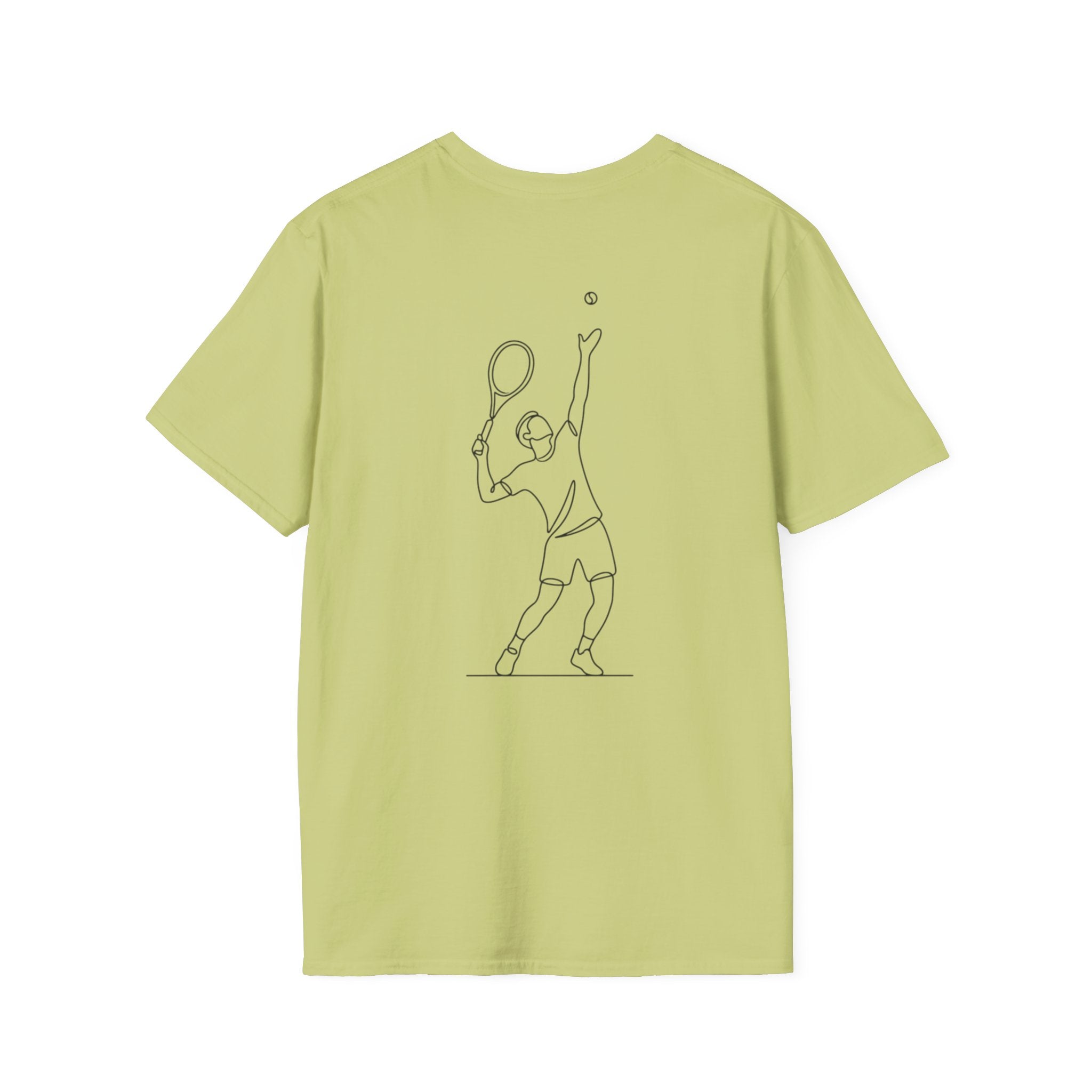 Tennis Script T-Shirt — Minimal Athletic Tee for Players & Fans