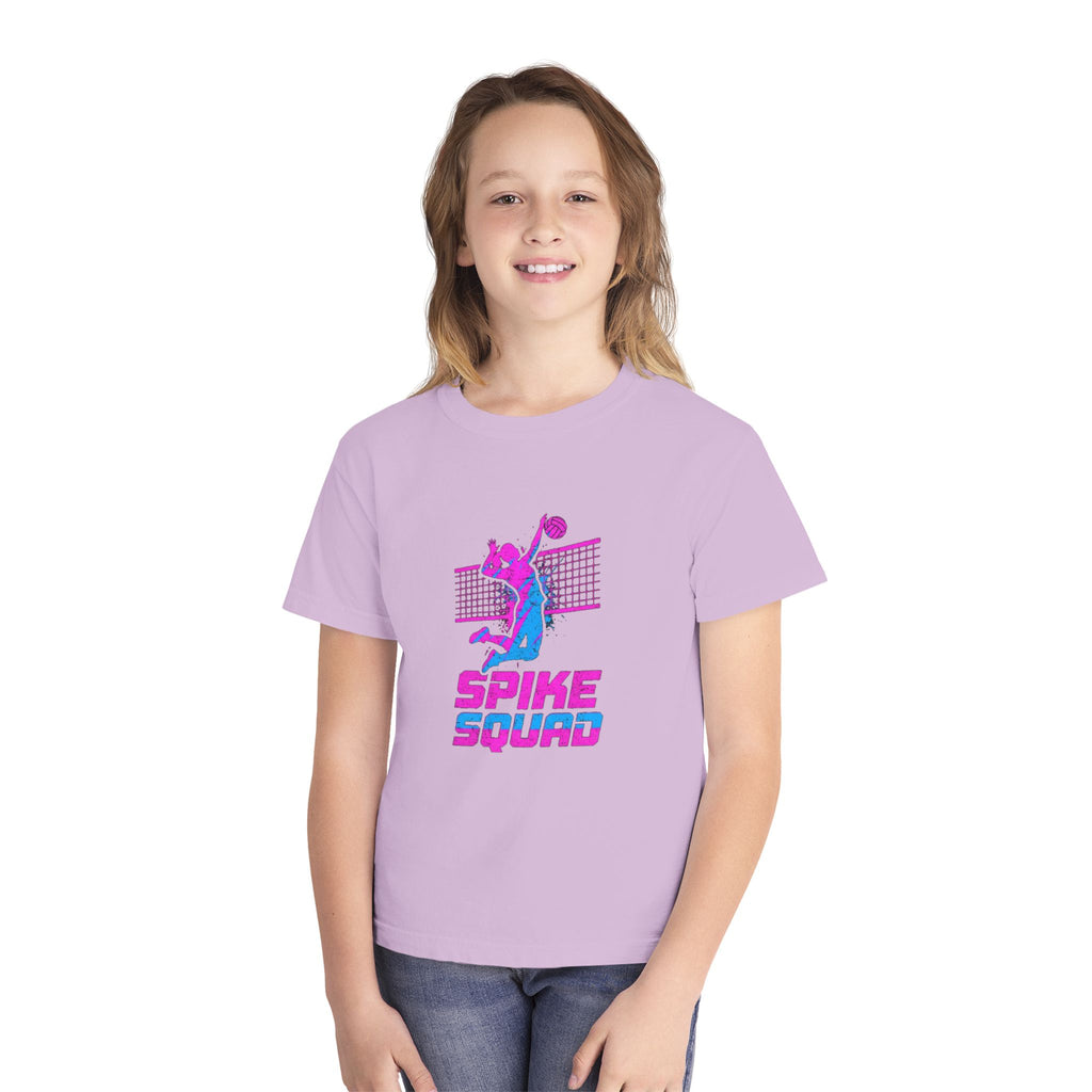 Youth Volleyball Tee — Retro ‘Spike Squad’ Graphic