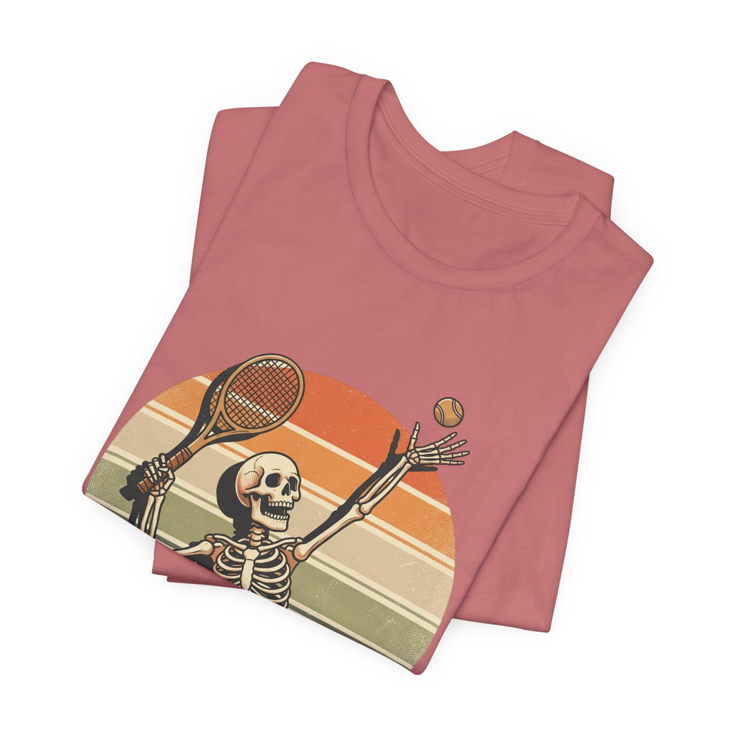 Skeleton Tennis Vintage Sunset Tee