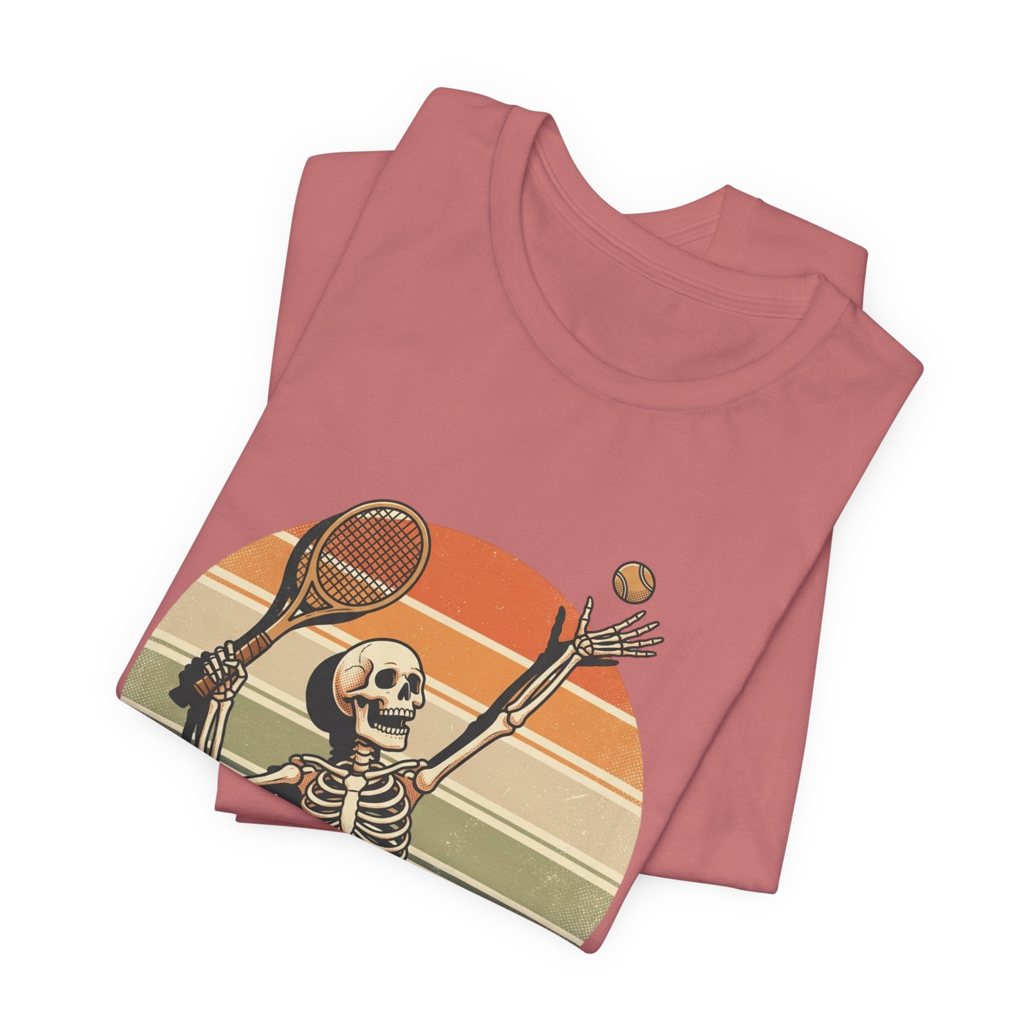 Skeleton Tennis Vintage Sunset Tee