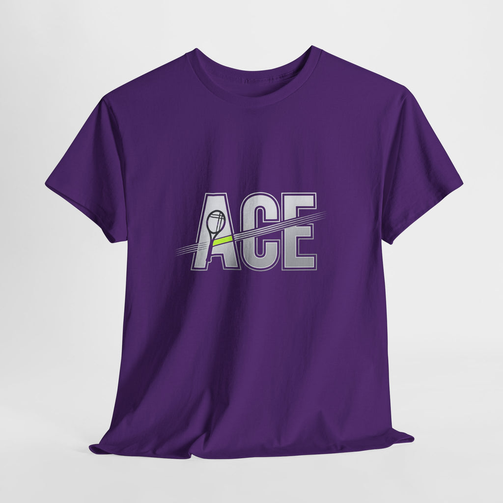 Ace Graphic Tee — Minimal Tennis 'ACE' Design