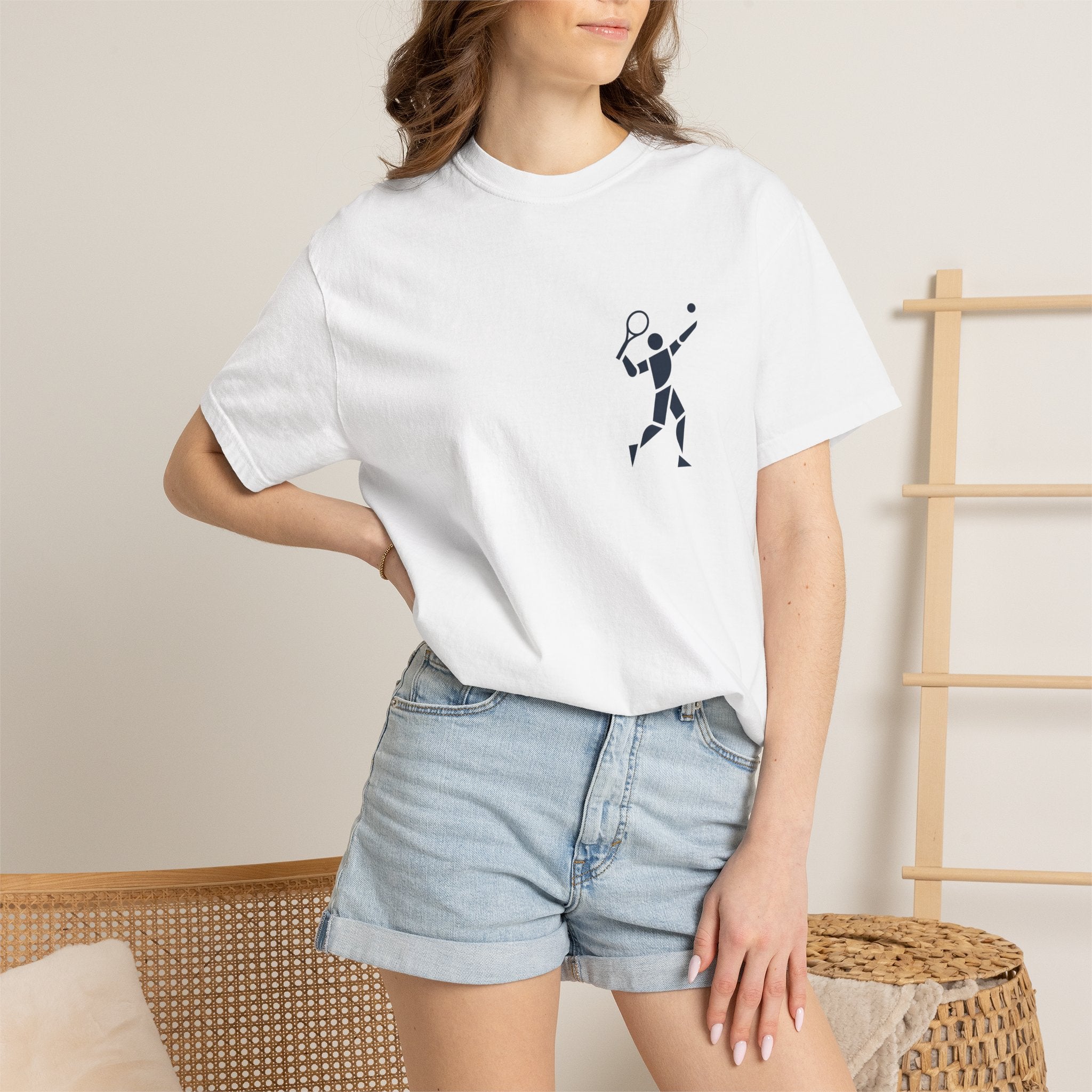 Tennis Player Graphic T-Shirt