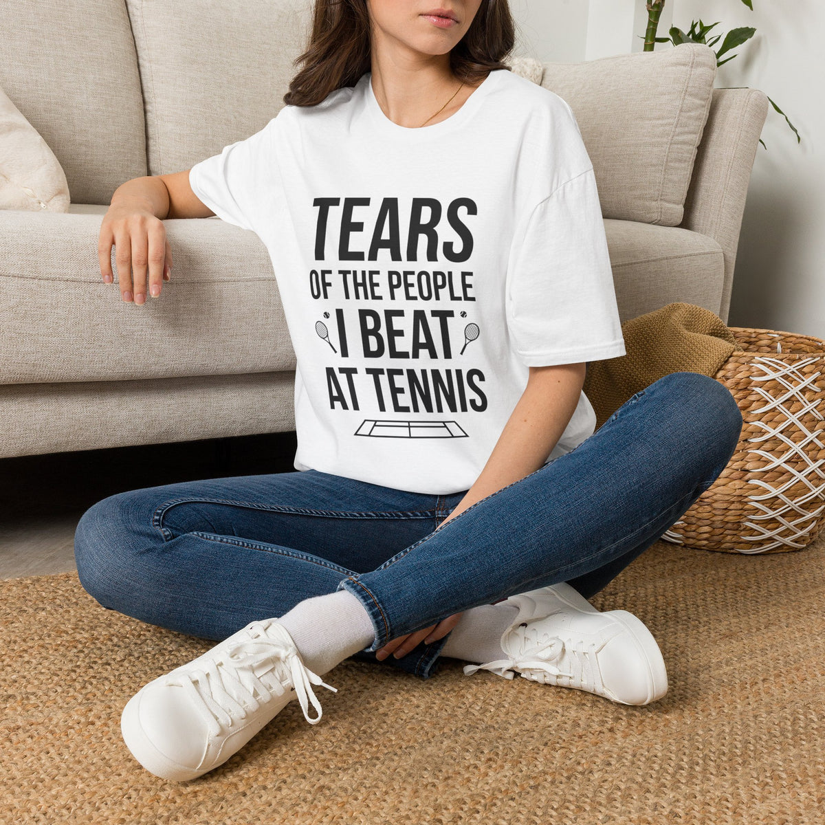 T-Shirt - "Tears of the People I Beat at Tennis" Funny Tennis Player Shirt