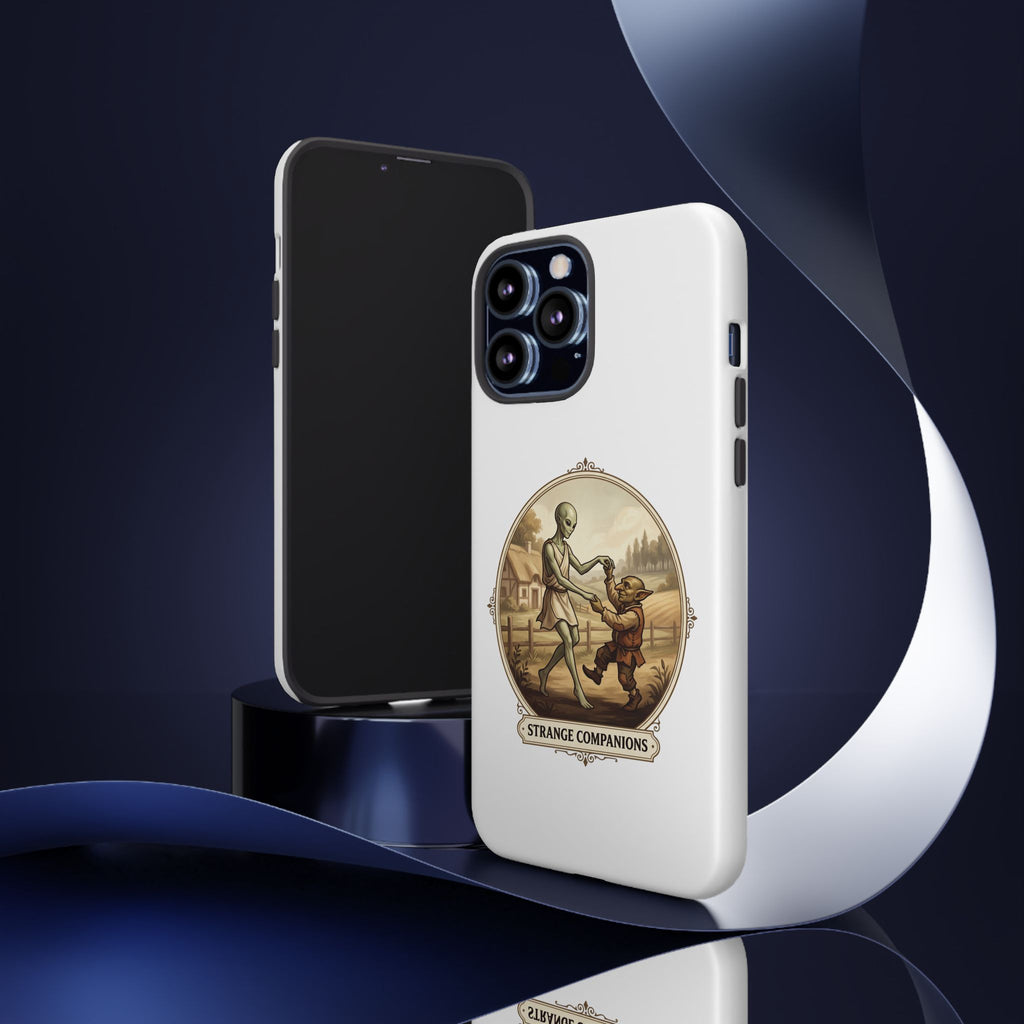 Phone Case — Vintage 'Strange Companions' Alien & Child Illustration