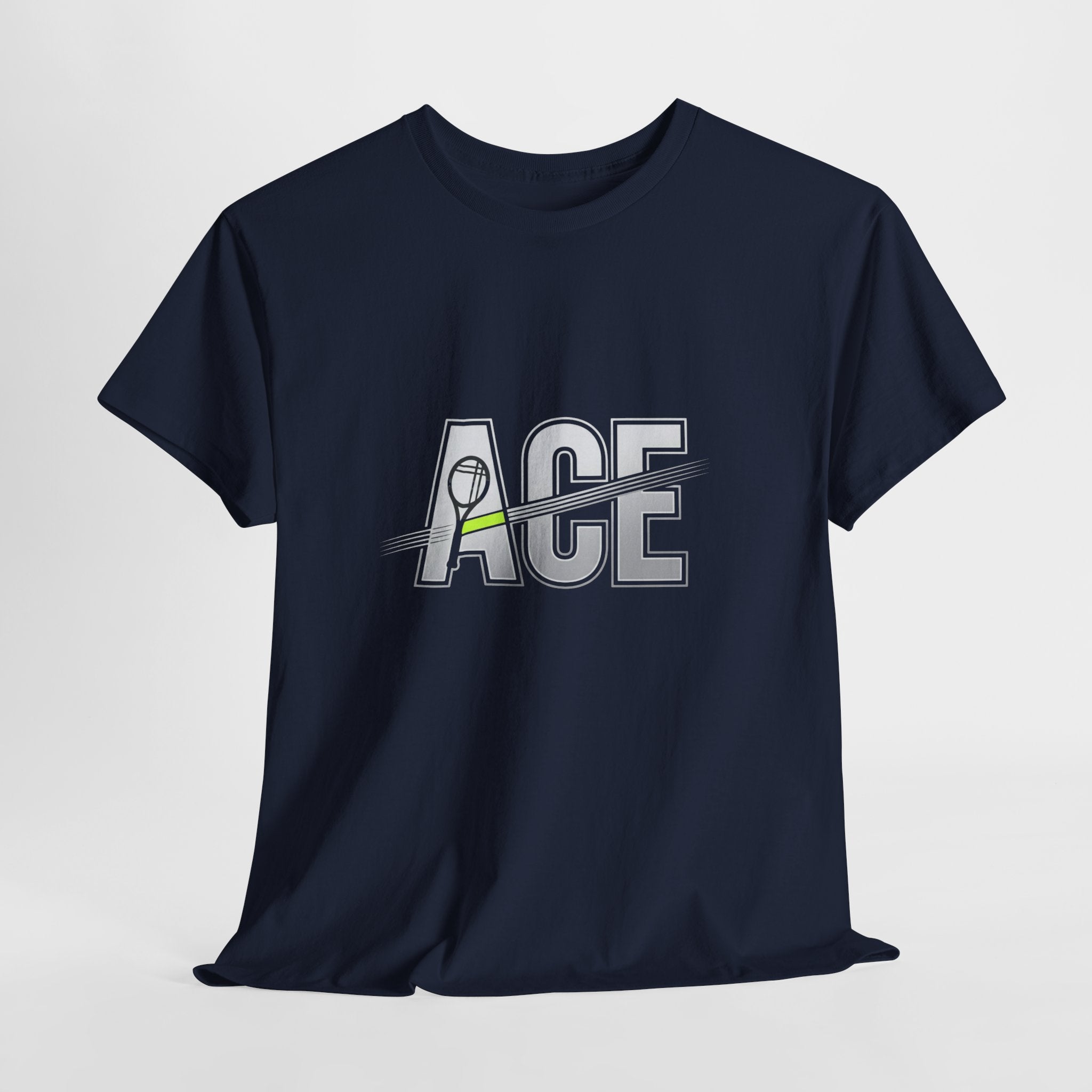 Ace Graphic Tee — Minimal Tennis 'ACE' Design