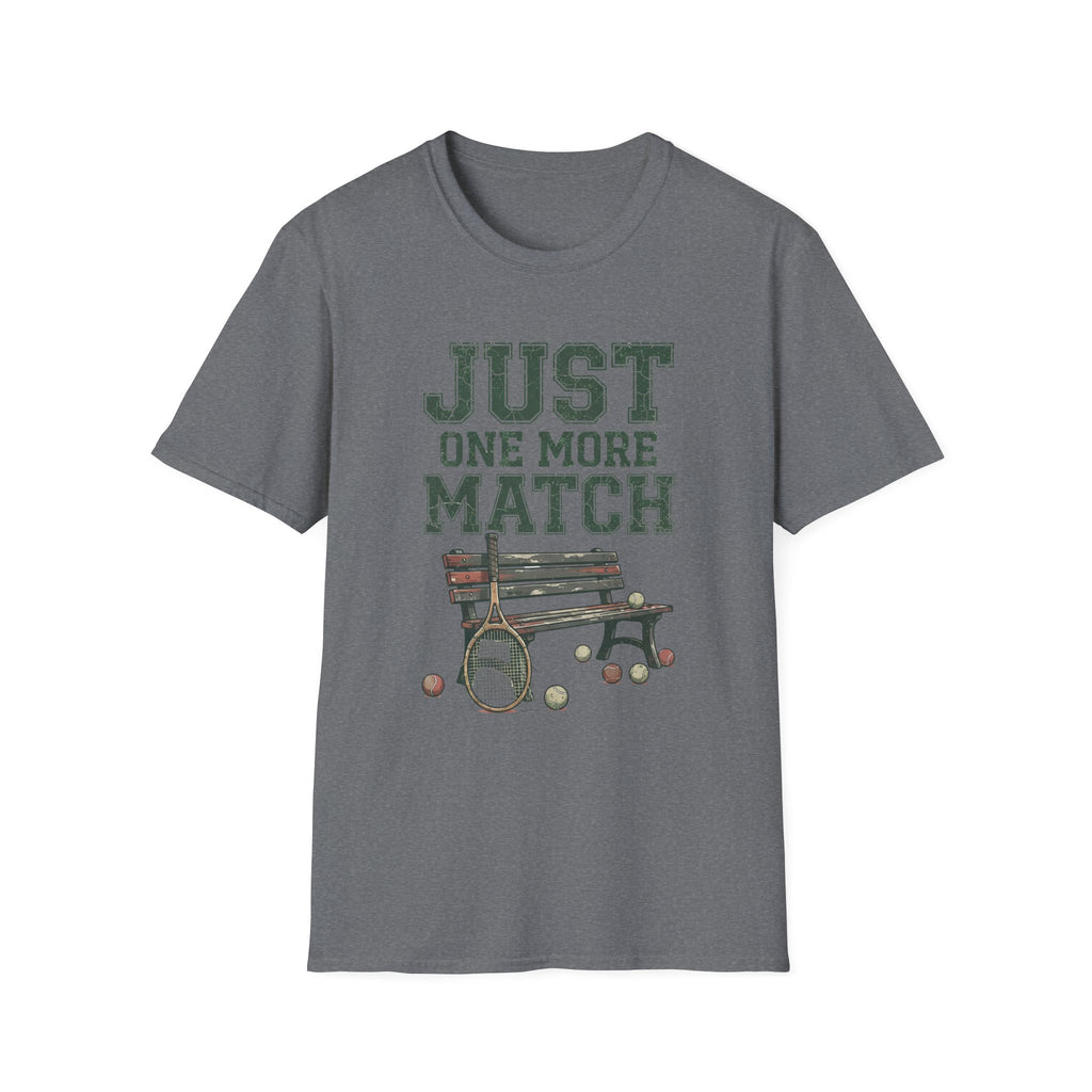T-Shirt — “Just One More Match” Lawn Bowling / Bocce Casual Tee