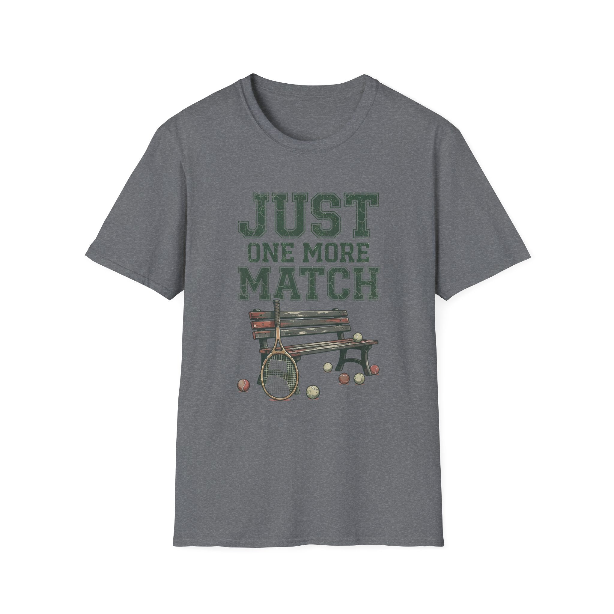 T-Shirt — “Just One More Match” Lawn Bowling / Bocce Casual Tee
