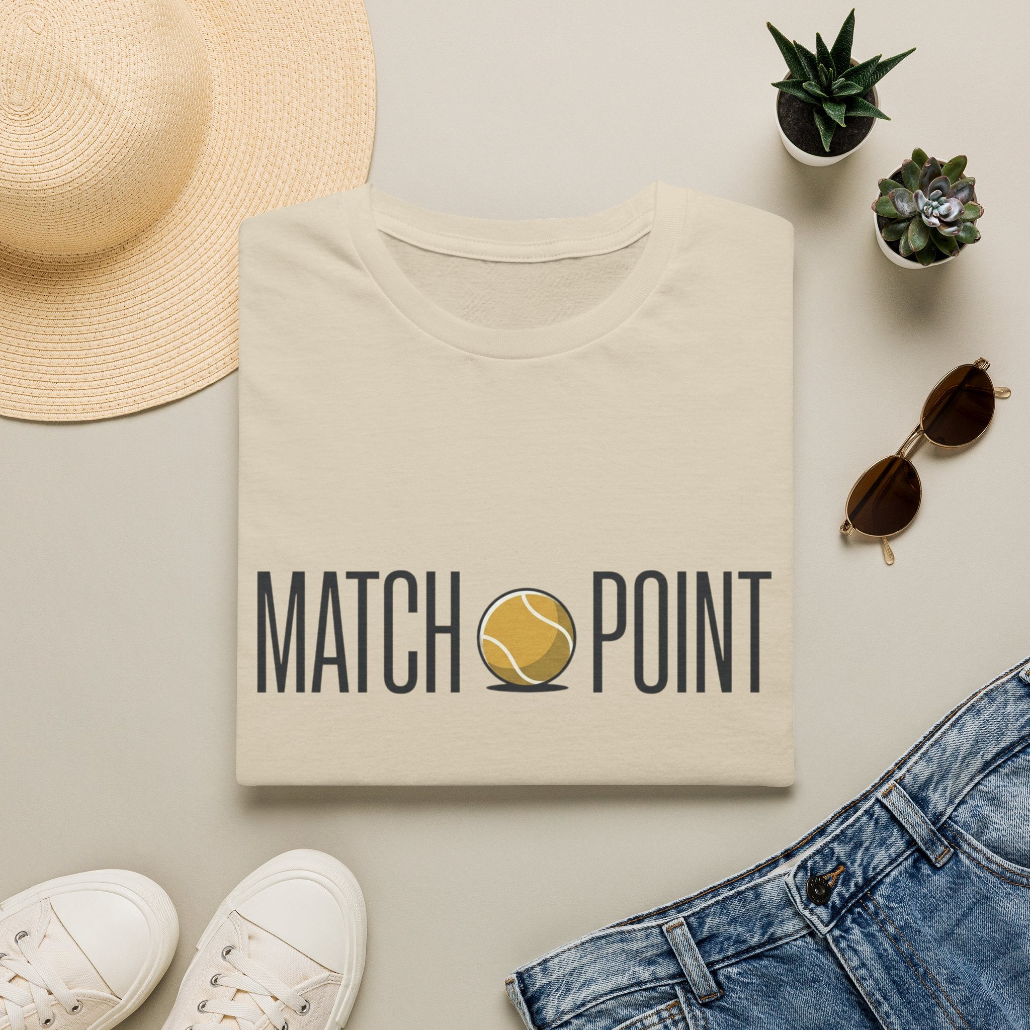 T-Shirt — Match Point Tennis Graphic Tee
