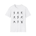 Tennis Silhouette Tee — Minimalist Racket Player Graphic T-Shirt
