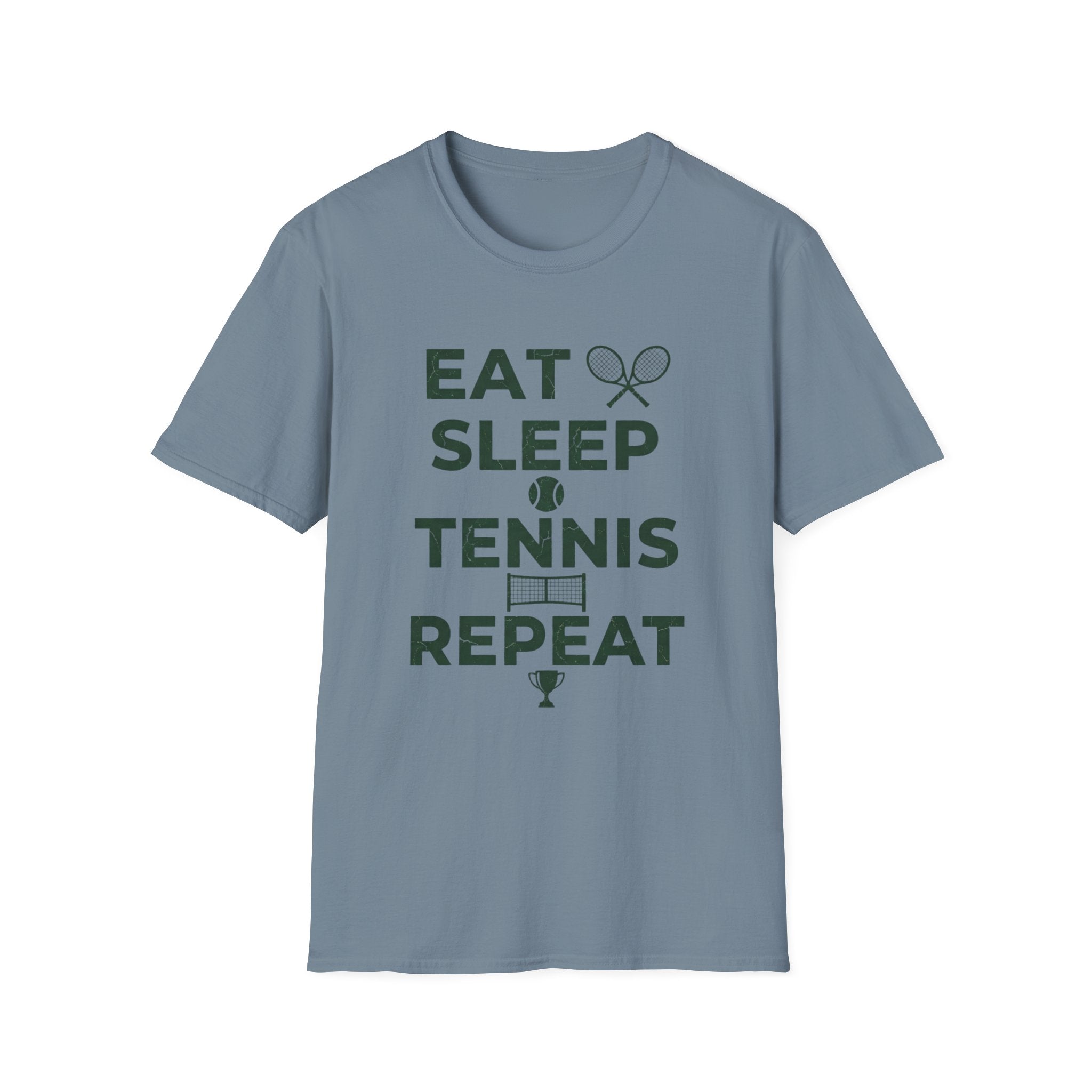 Eat Sleep Tennis Repeat Tee — Tennis Lover T-Shirt
