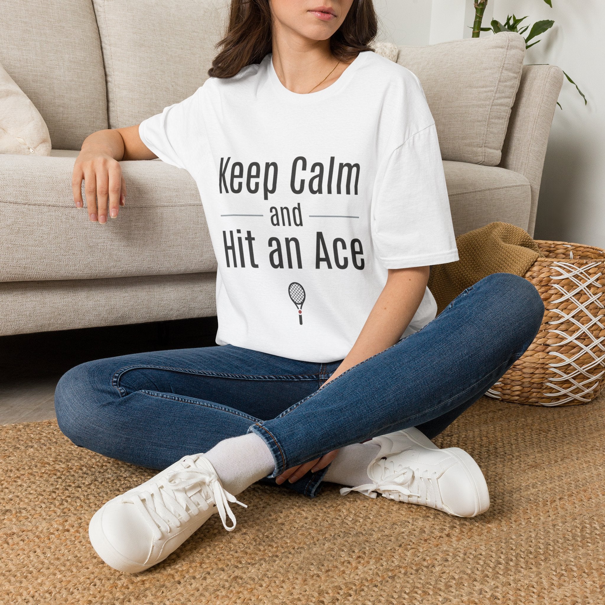 T-Shirt — Keep Calm and Hit an Ace Tennis Tee