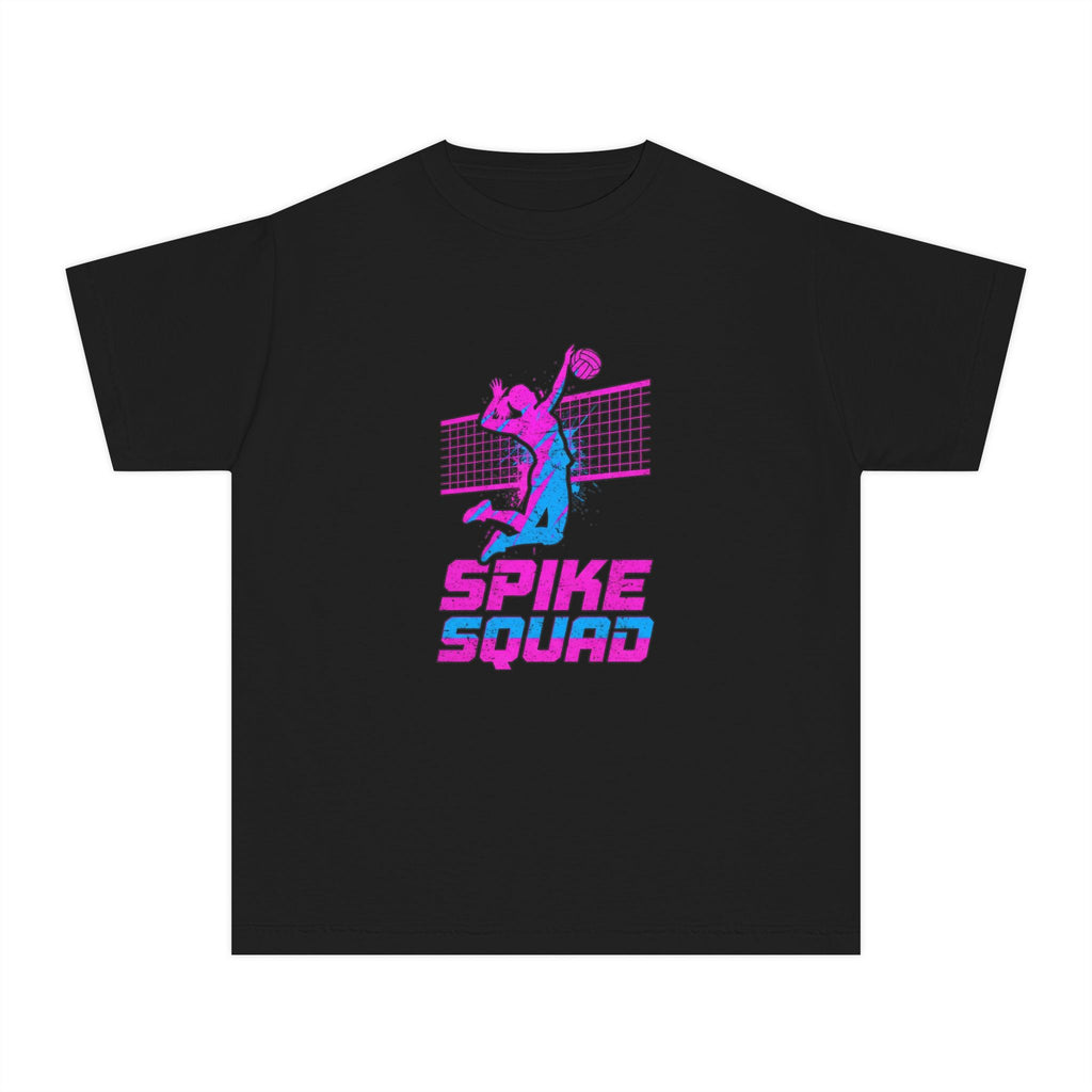 Youth Volleyball Tee — Retro ‘Spike Squad’ Graphic