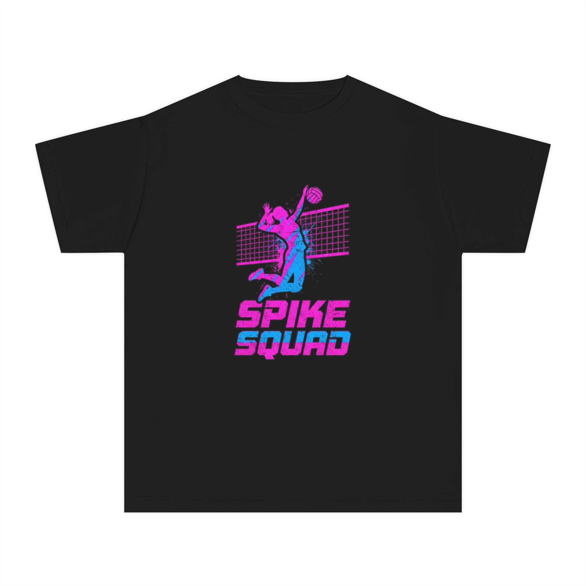 Youth Volleyball Tee — Retro ‘Spike Squad’ Graphic
