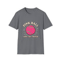 T-Shirt — Pink Ball Tennis Graphic Tee: "Pink Ball" Love · Set · Match