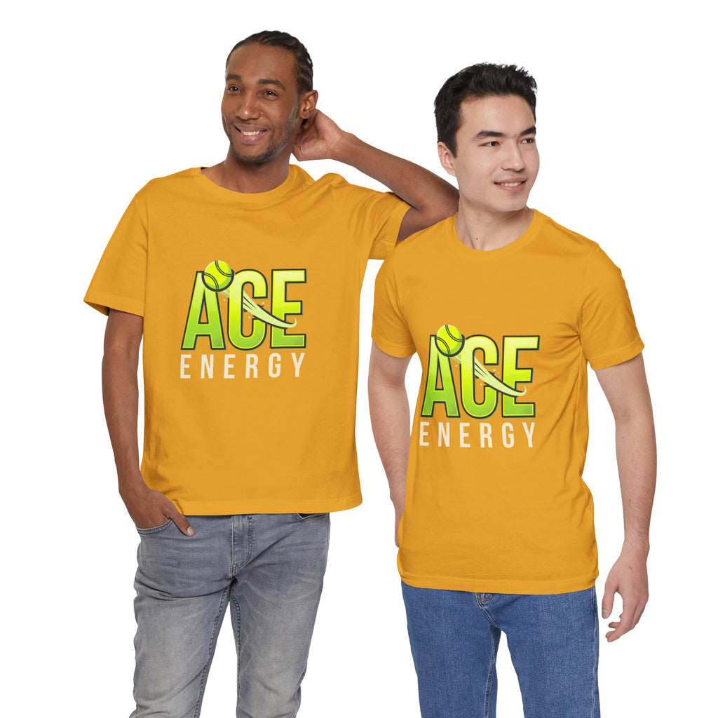 T-Shirt — "Ace Energy" Tennis Graphic Tee