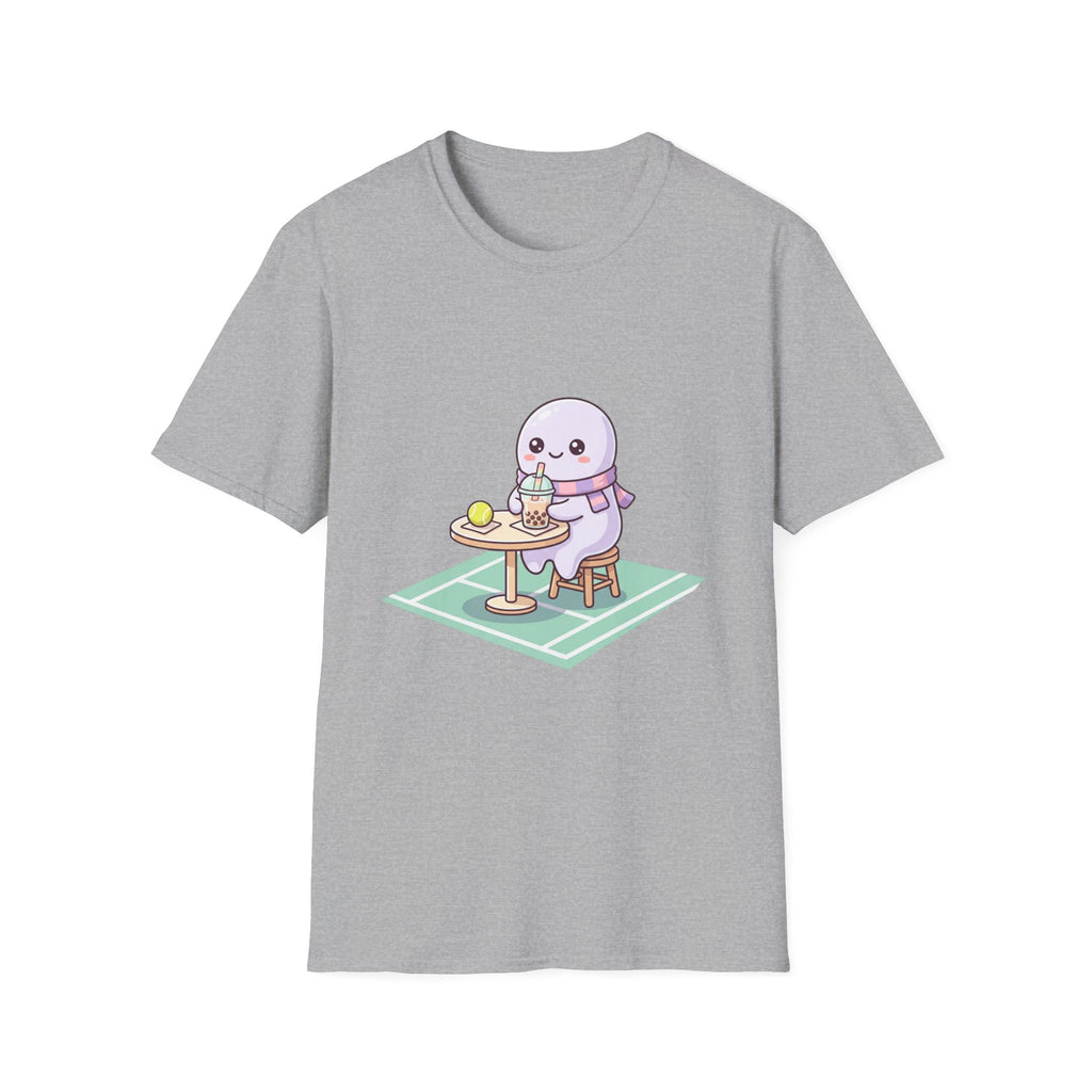 Cute Seal Cafe T-Shirt — Kawaii Sea Otter Drinking Bubble Tea