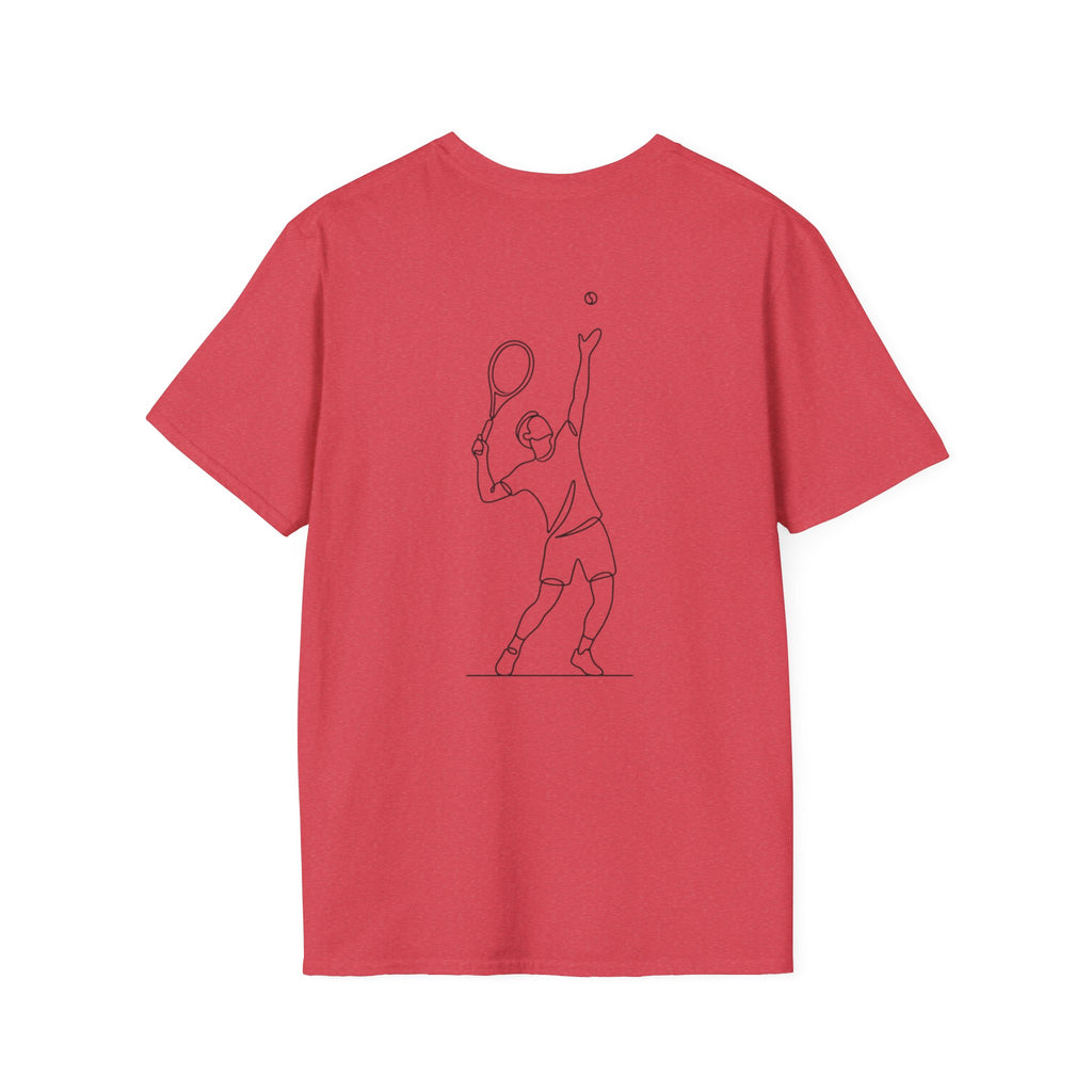 Tennis Script T-Shirt — Minimal Athletic Tee for Players & Fans