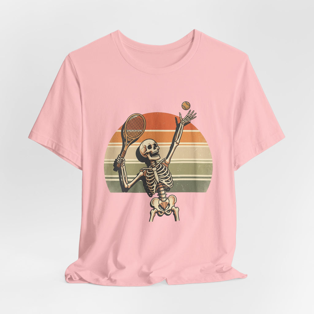 Skeleton Tennis Vintage Sunset Tee