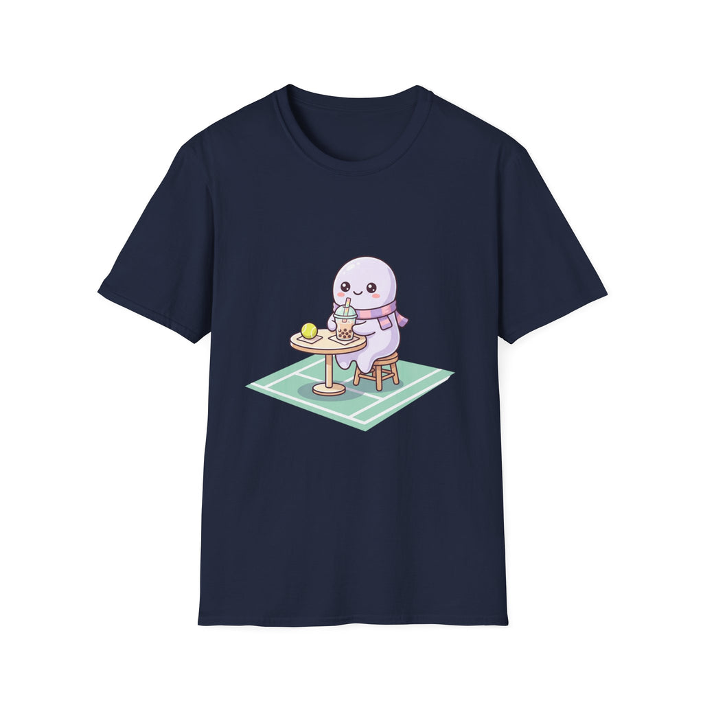 Cute Seal Cafe T-Shirt — Kawaii Sea Otter Drinking Bubble Tea