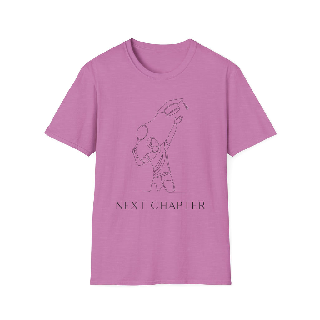 Graduation T-shirt — Minimal Line Art "Next Chapter"