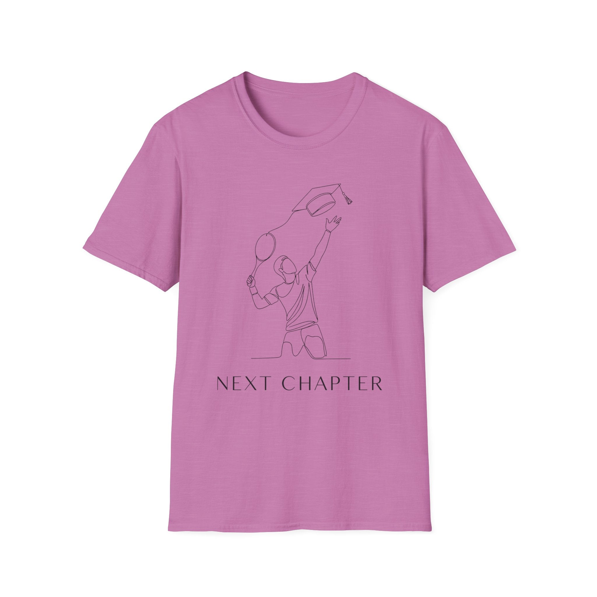 Graduation T-shirt — Minimal Line Art "Next Chapter"