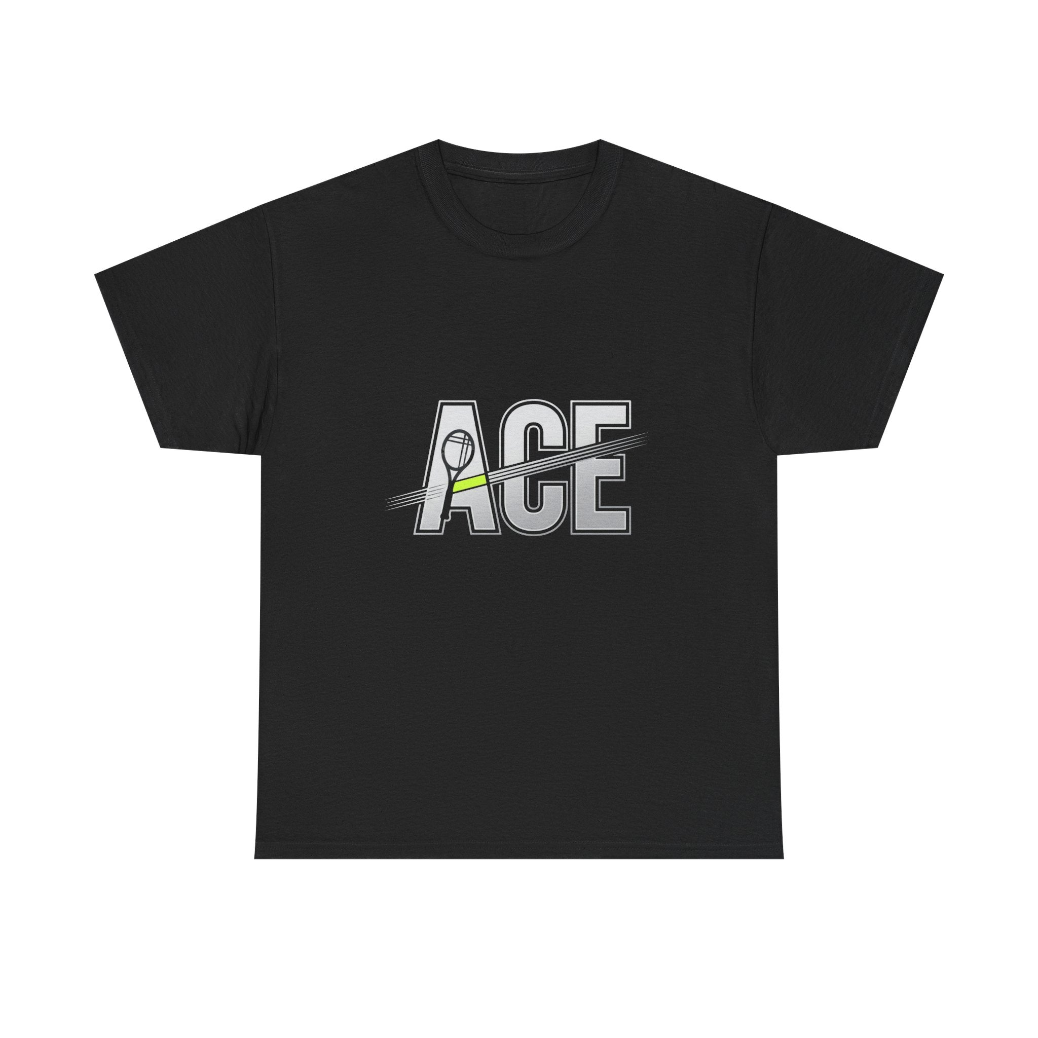 Ace Graphic Tee — Minimal Tennis 'ACE' Design