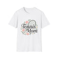 Tennis Mom Shirt — Floral Racket Design