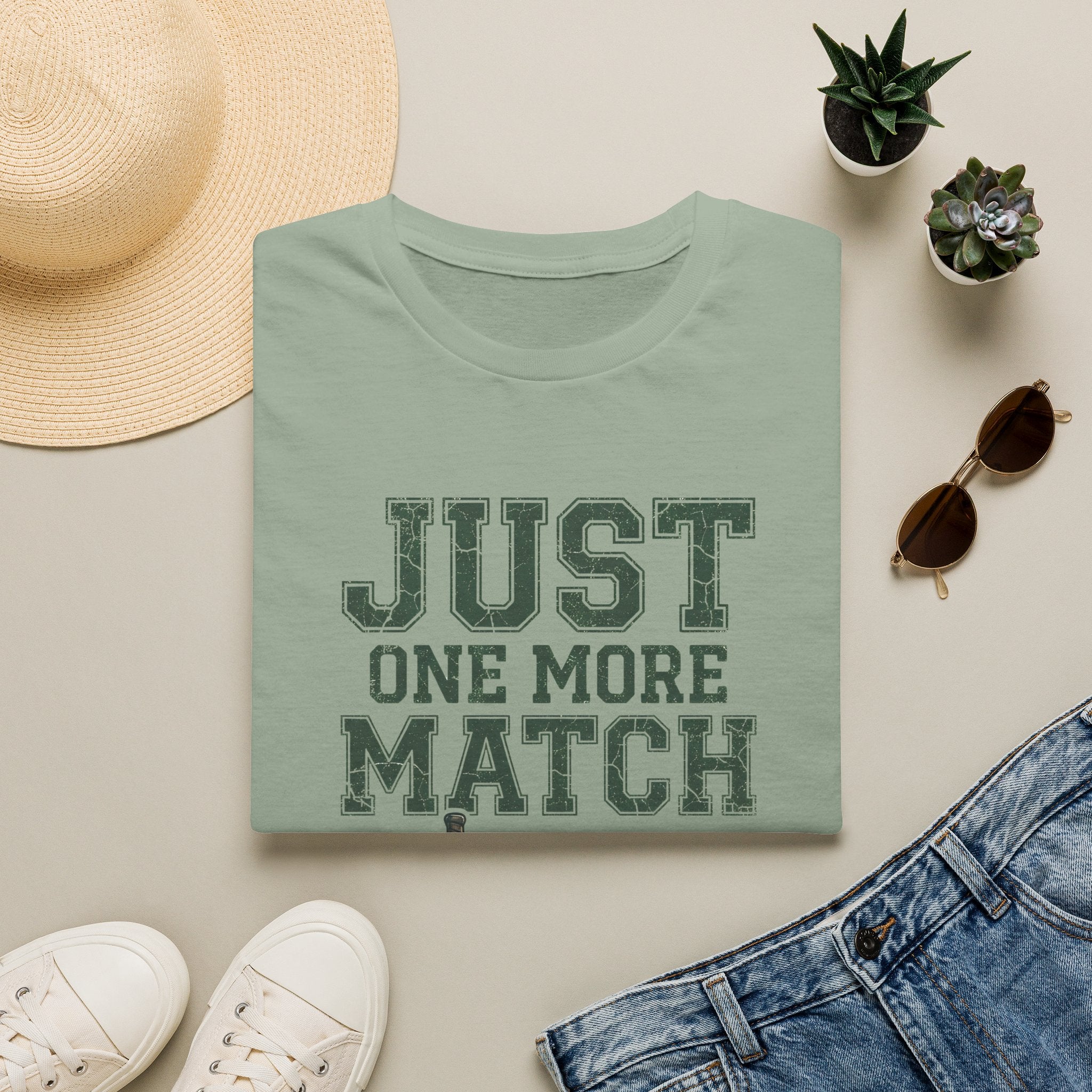 T-Shirt — “Just One More Match” Lawn Bowling / Bocce Casual Tee