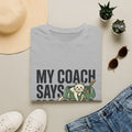 My Coach Says No Cats Funny Cat T-Shirt
