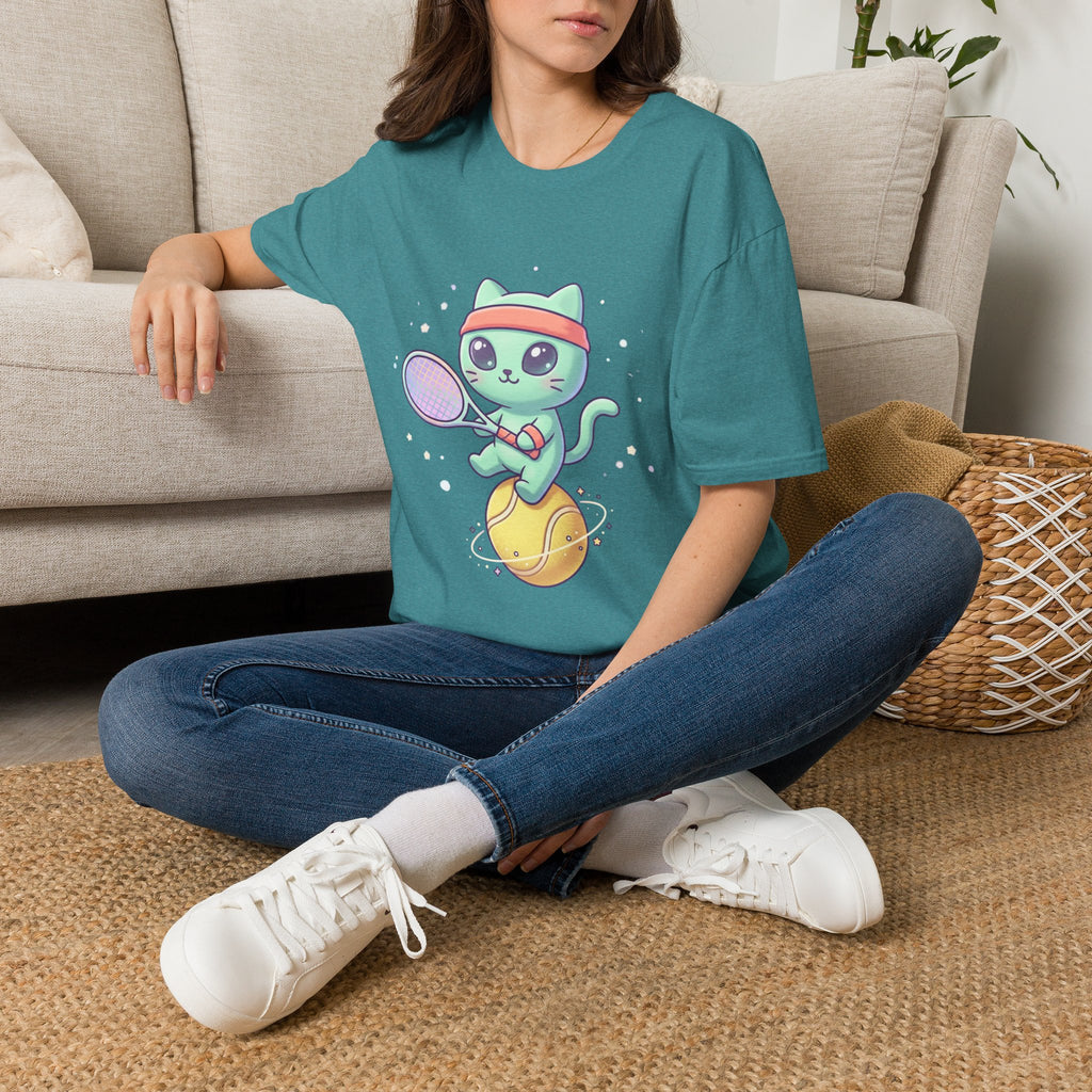 Cute Tennis Cat T-Shirt