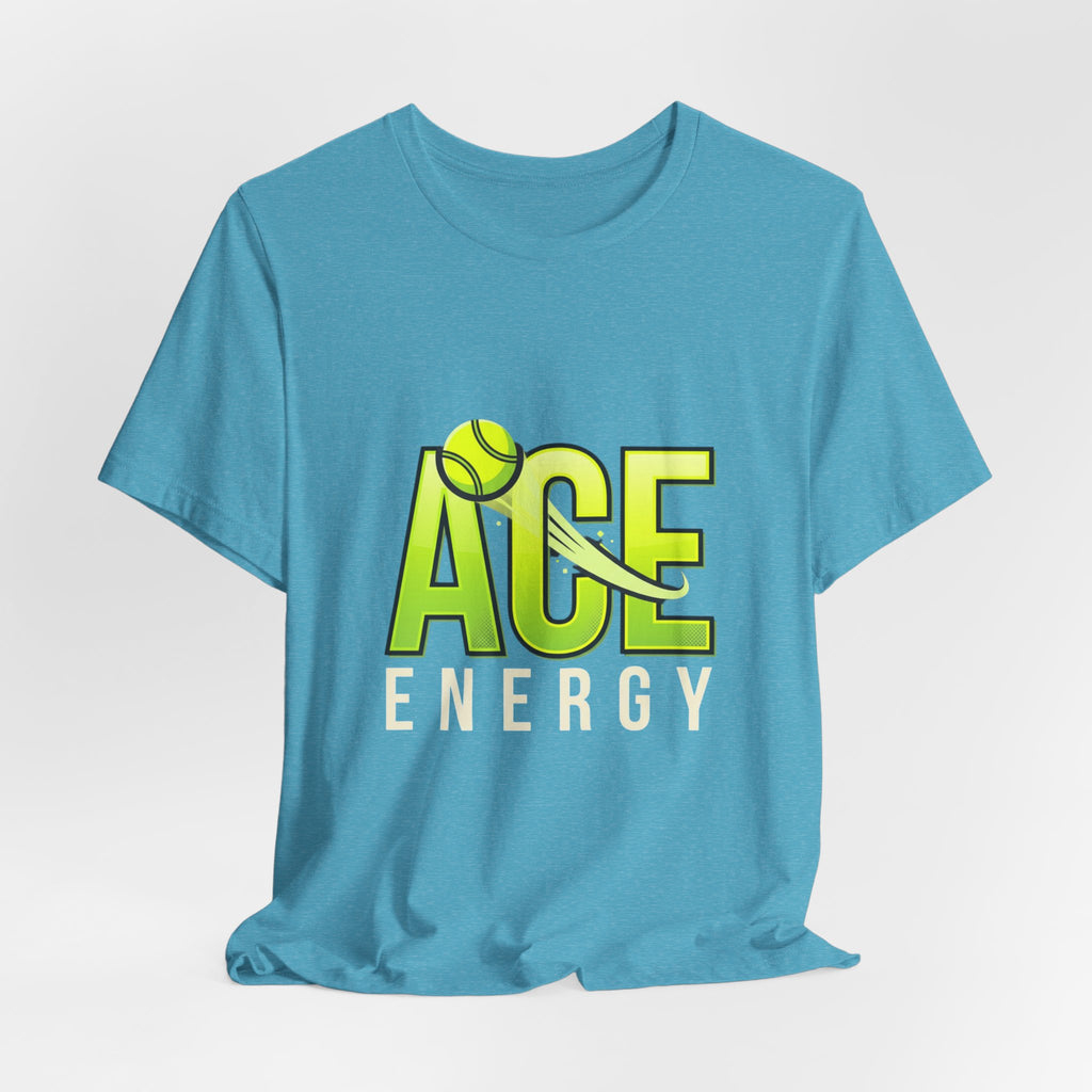 T-Shirt — "Ace Energy" Tennis Graphic Tee