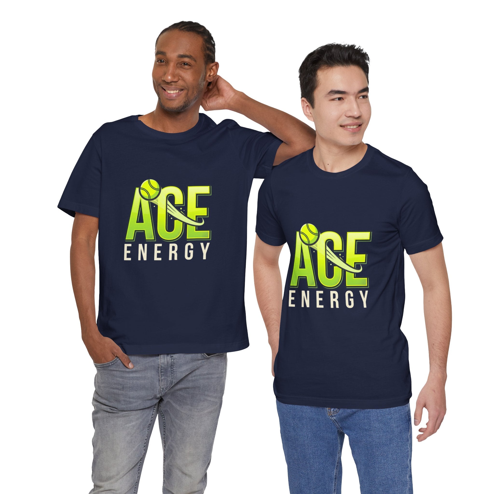 T-Shirt — "Ace Energy" Tennis Graphic Tee
