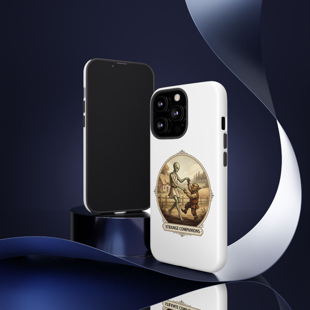 Phone Case — Vintage 'Strange Companions' Alien & Child Illustration